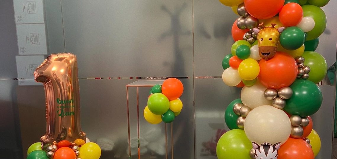Planet Party-allestimento a tema giungla