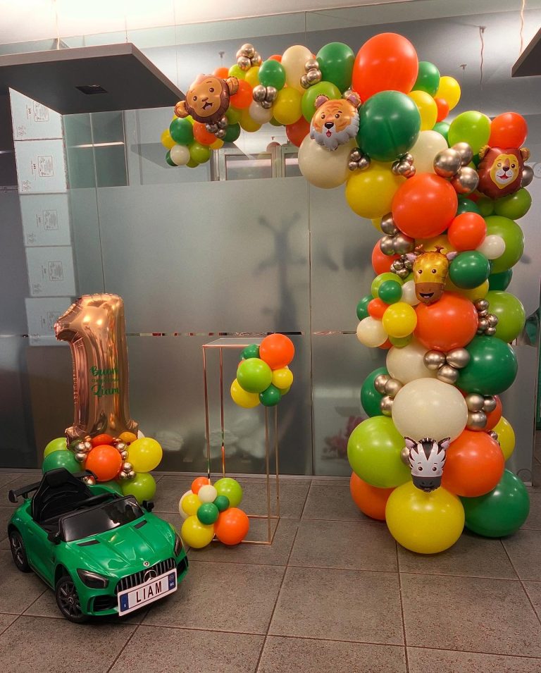 Planet Party-allestimento a tema giungla