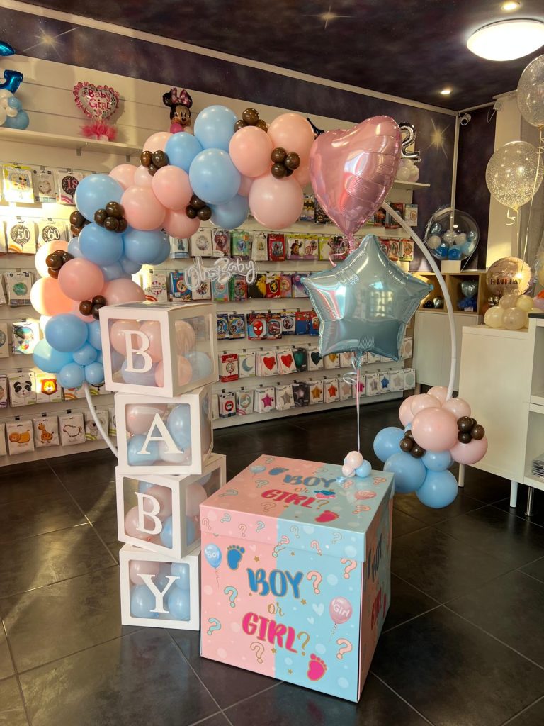 Planet Party-composizione scatola Baby Shower