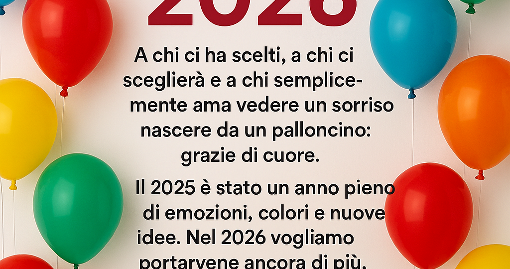 Planet Party-vi augura un felice 2026